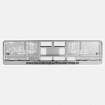Kentekenplaathouder Auto Chrome